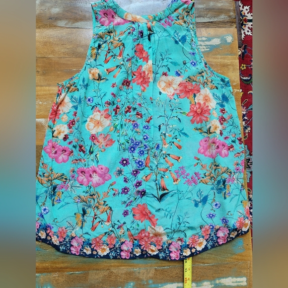 TOLANI Camila Silk Blouse XL - Picture 3 of 7